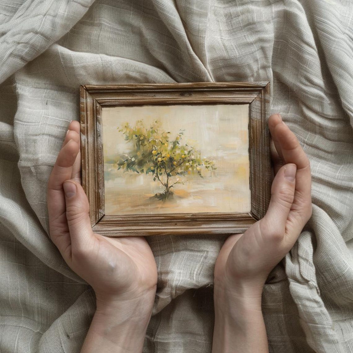 Impressionist Lemon Tree Yellow Lemons Light And Airy Art Poster - Image 4