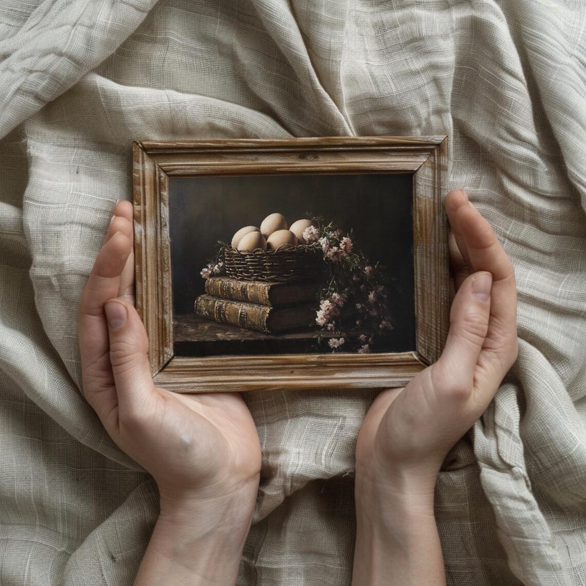 Moody Farmhouse Kitchen Art For Easter Decor - Image 4