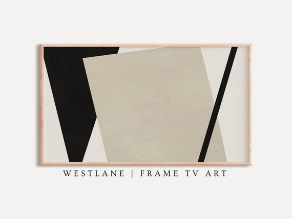 Neutral Abstract Modern TV Art