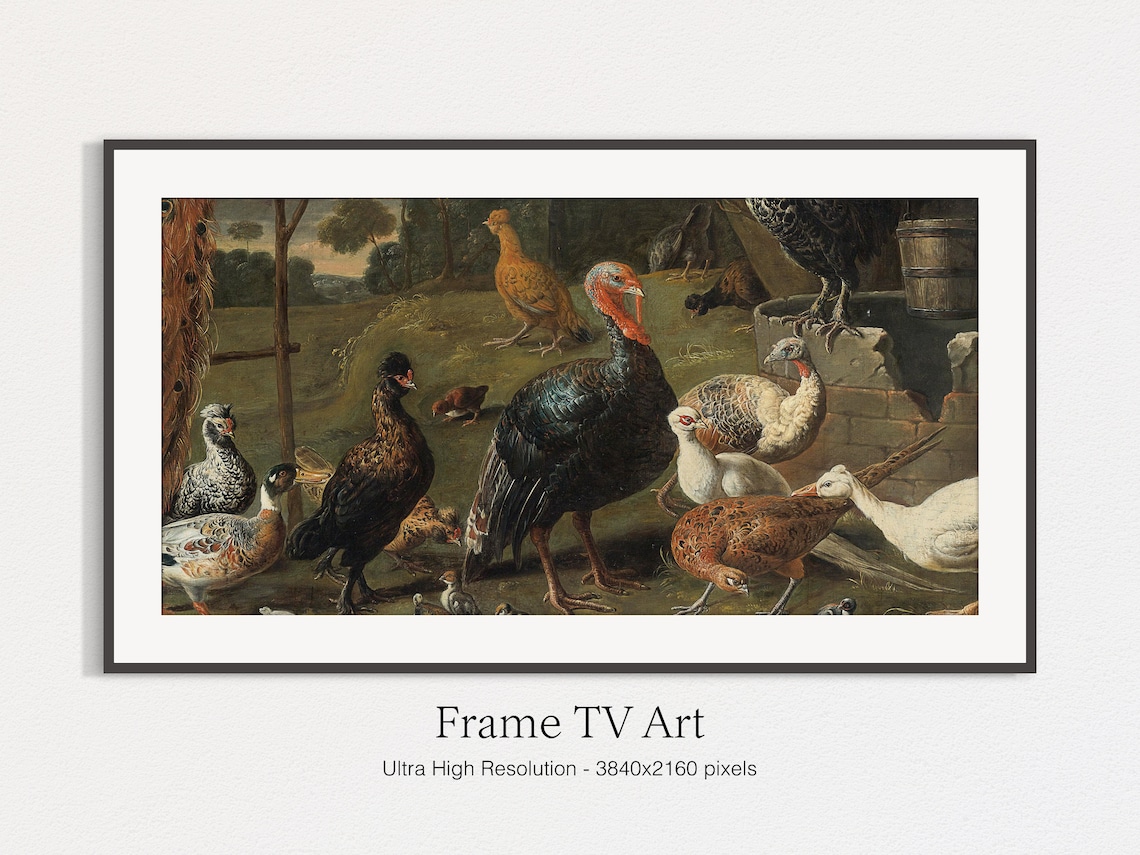 Thanksgiving Frame TV Art, Autumn Seasonal Poster