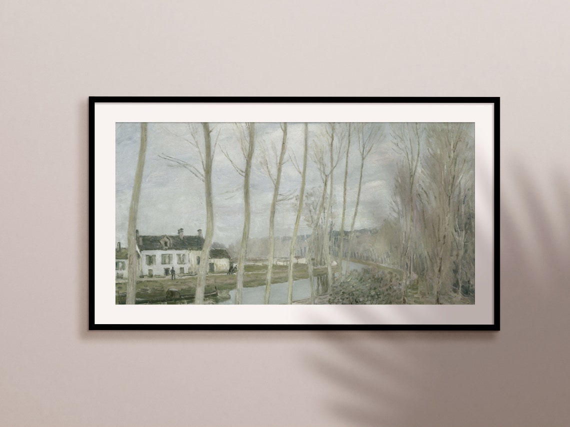 Frame TV Vintage Landscape Painting - Image 2