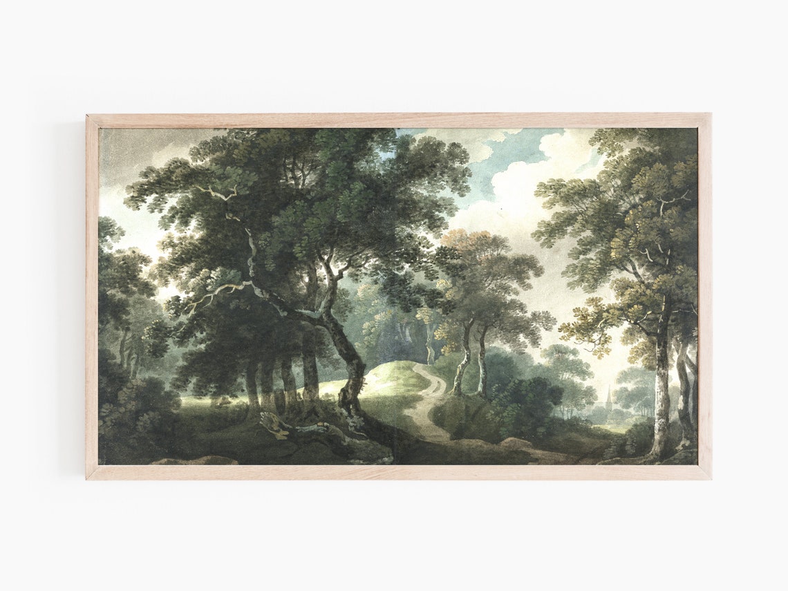 Spring Forest Painting, Oil Art Print - Image 2