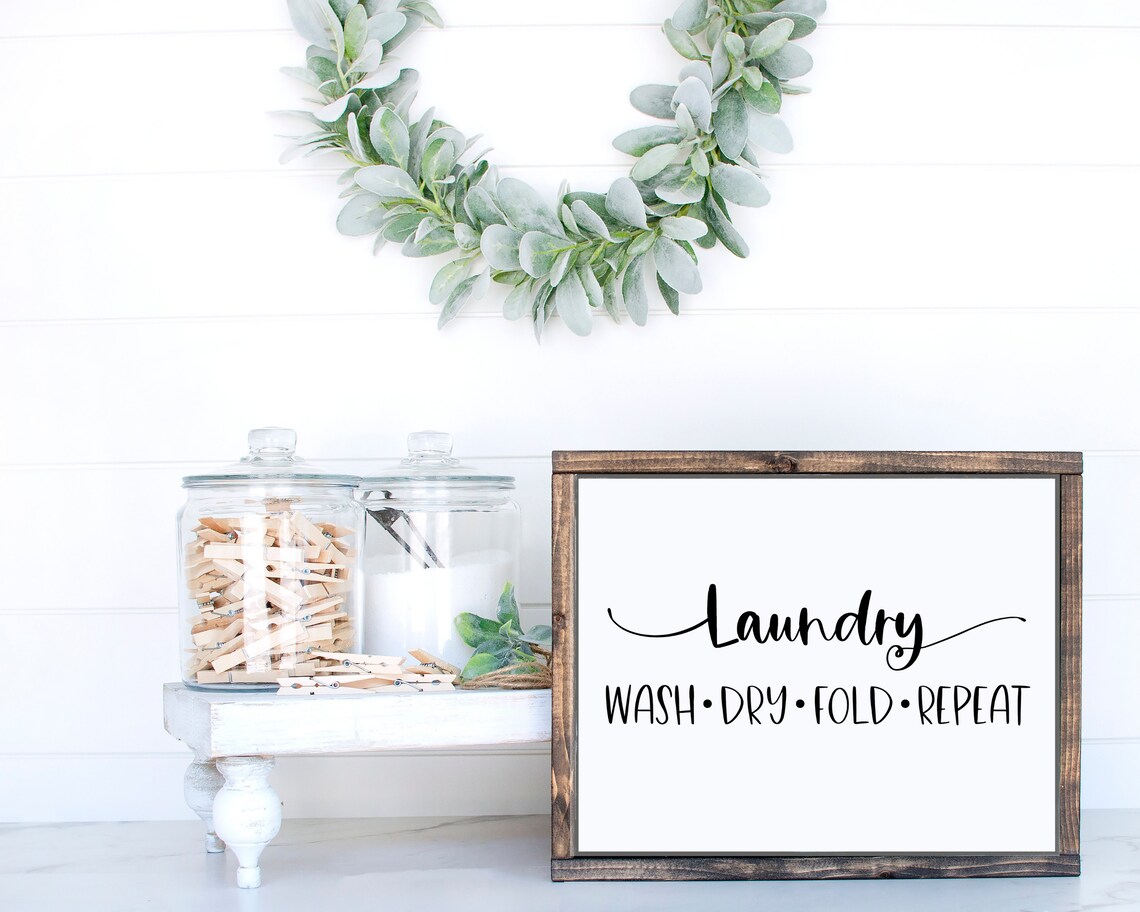 Laundry Room Sign, Laundry Quotes Wall Art Print