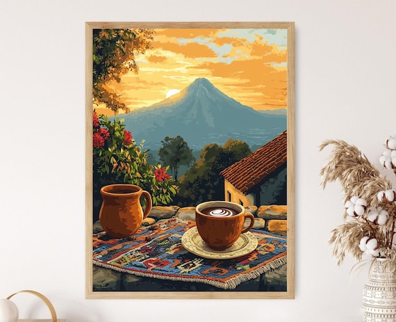 Antigua Guatemalan Cultural Scene Art Print