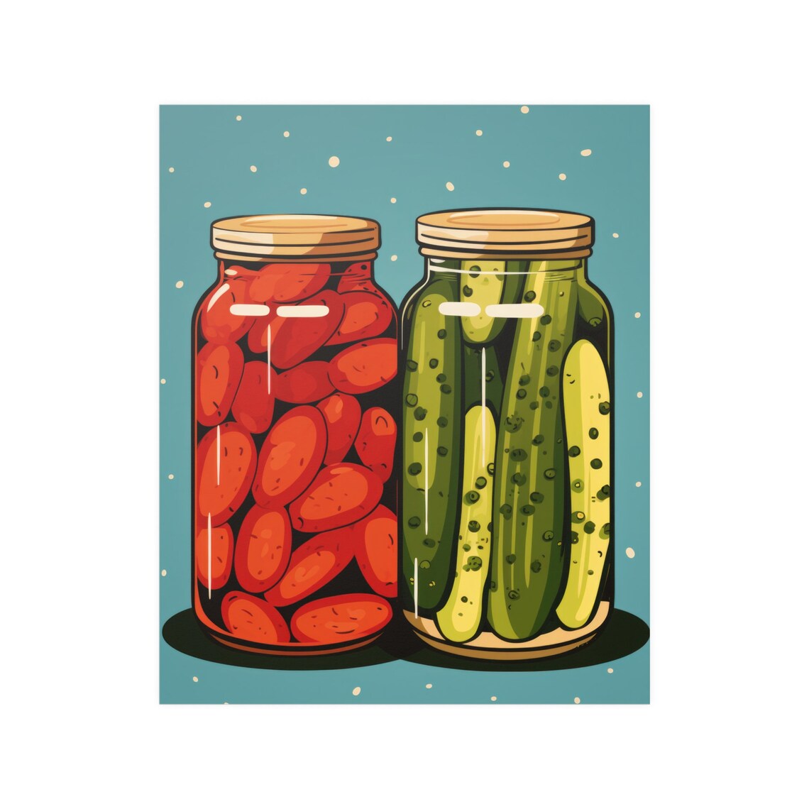 Pickles and Cucumbers, Canned Tomatoes Poster - Image 3
