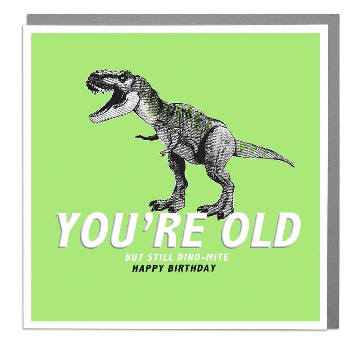 Dinosaur Happy Birthday Card For Him