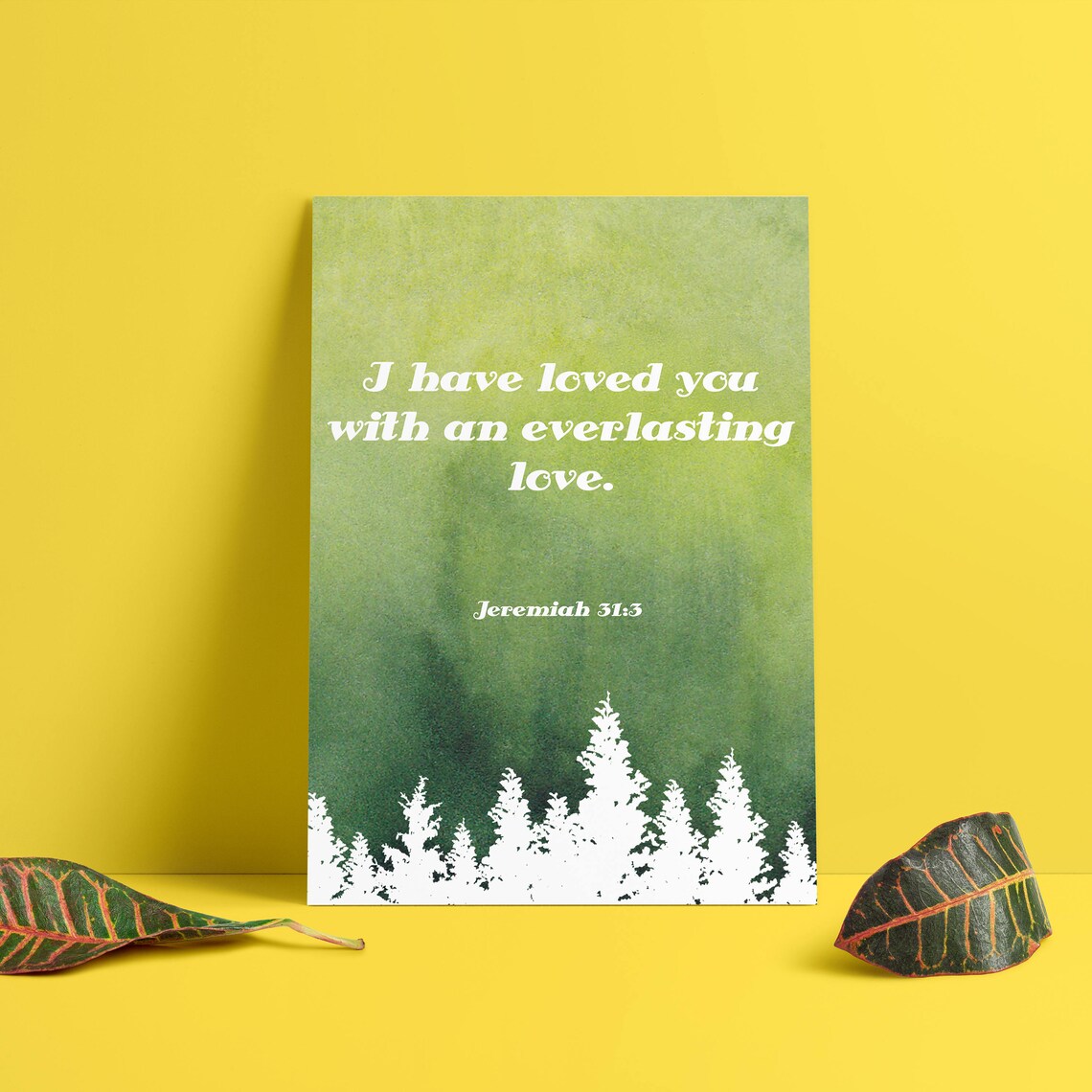 I Have Loved You With An Everlasting Love Jeremiah 31 3 Poster - Image 2