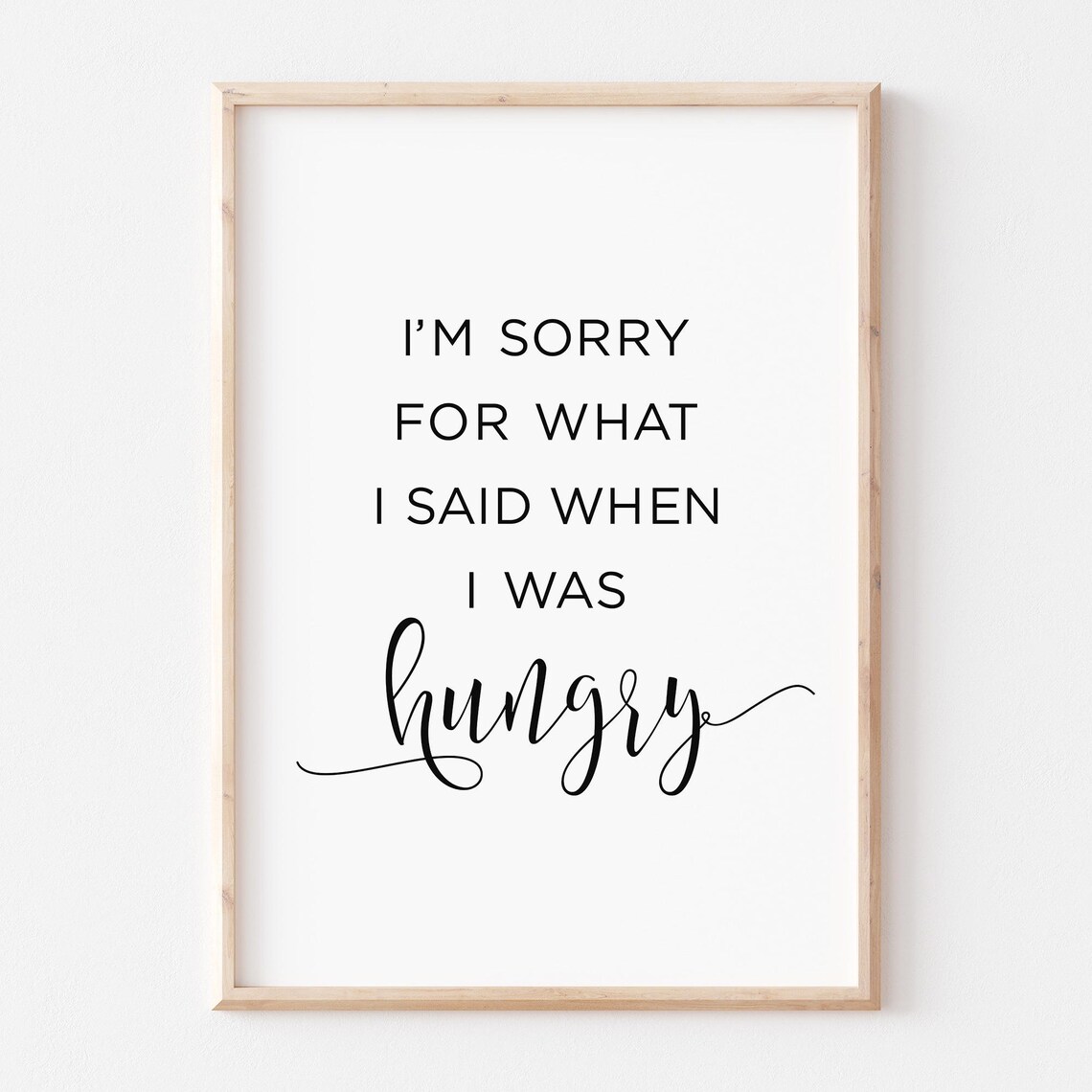 Funny Kitchen Wall Art Dining Room Wall Decor Modern Kitchen Quote Poster Print Modern Home Wall Decor - Image 2