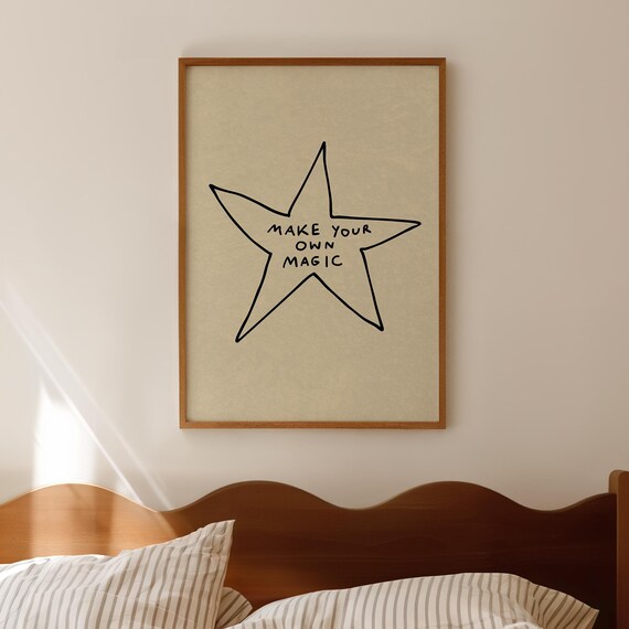 Make Your Own Magic, Minimalist Quote Poster