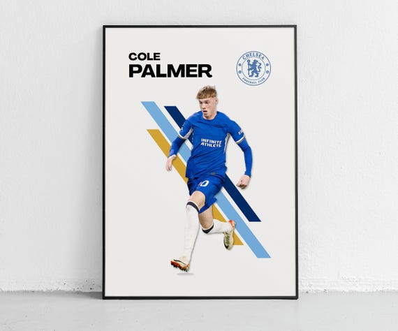 Cole Palmer Poster Cole Palmer Chelsea Cole Palmer Chelsea Fc Palmer Chelsea Chelsea Poster Football Gifts