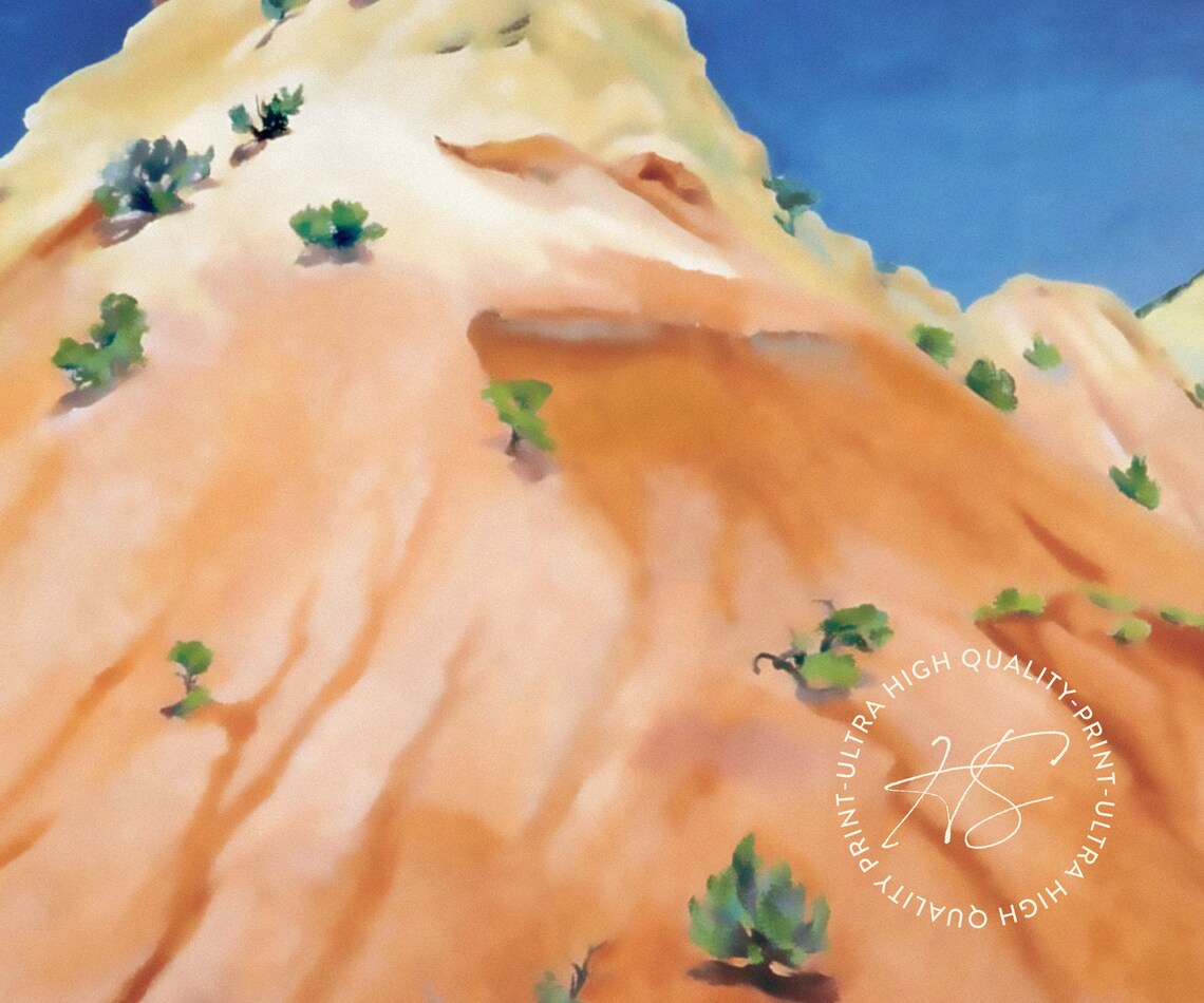 Georgia O'Keeffe Desert Mesa Landscape Tate A Sense of Place Exhibition Poster - Image 4