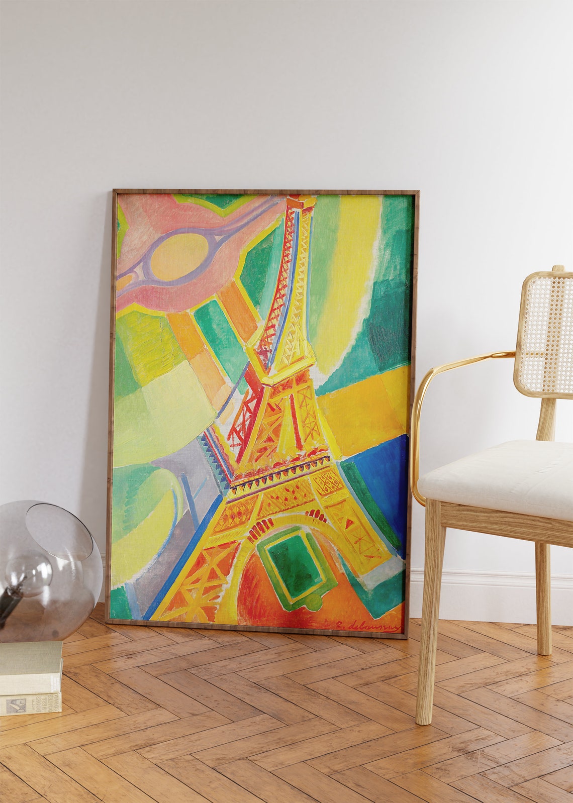 Robert Delaunay Eiffel Tower Colorful Cubist Paris Landmark Art Poster - Image 5