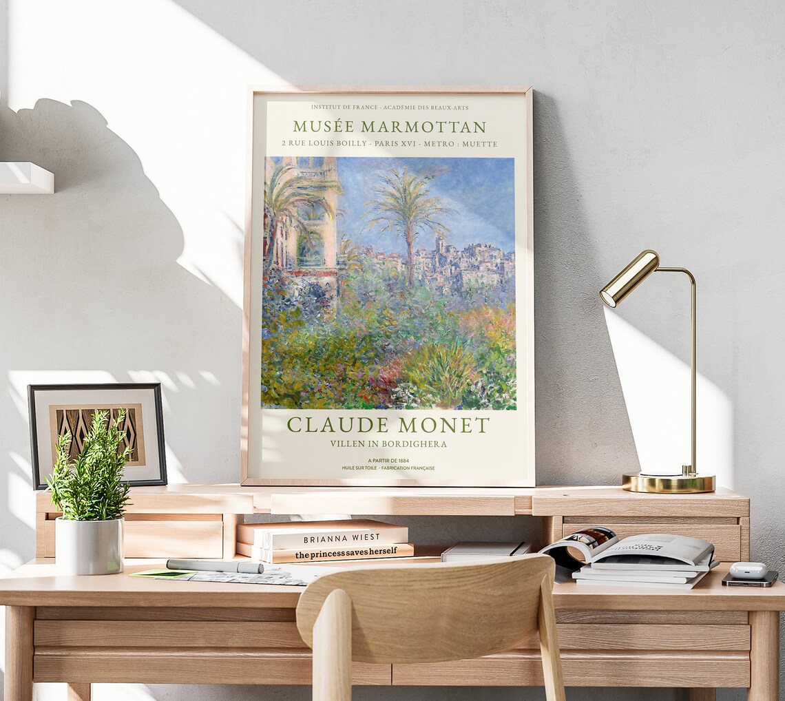 Claude Monet Villen in Bordighera Marmottan Museum Exhibition Poster - Image 2