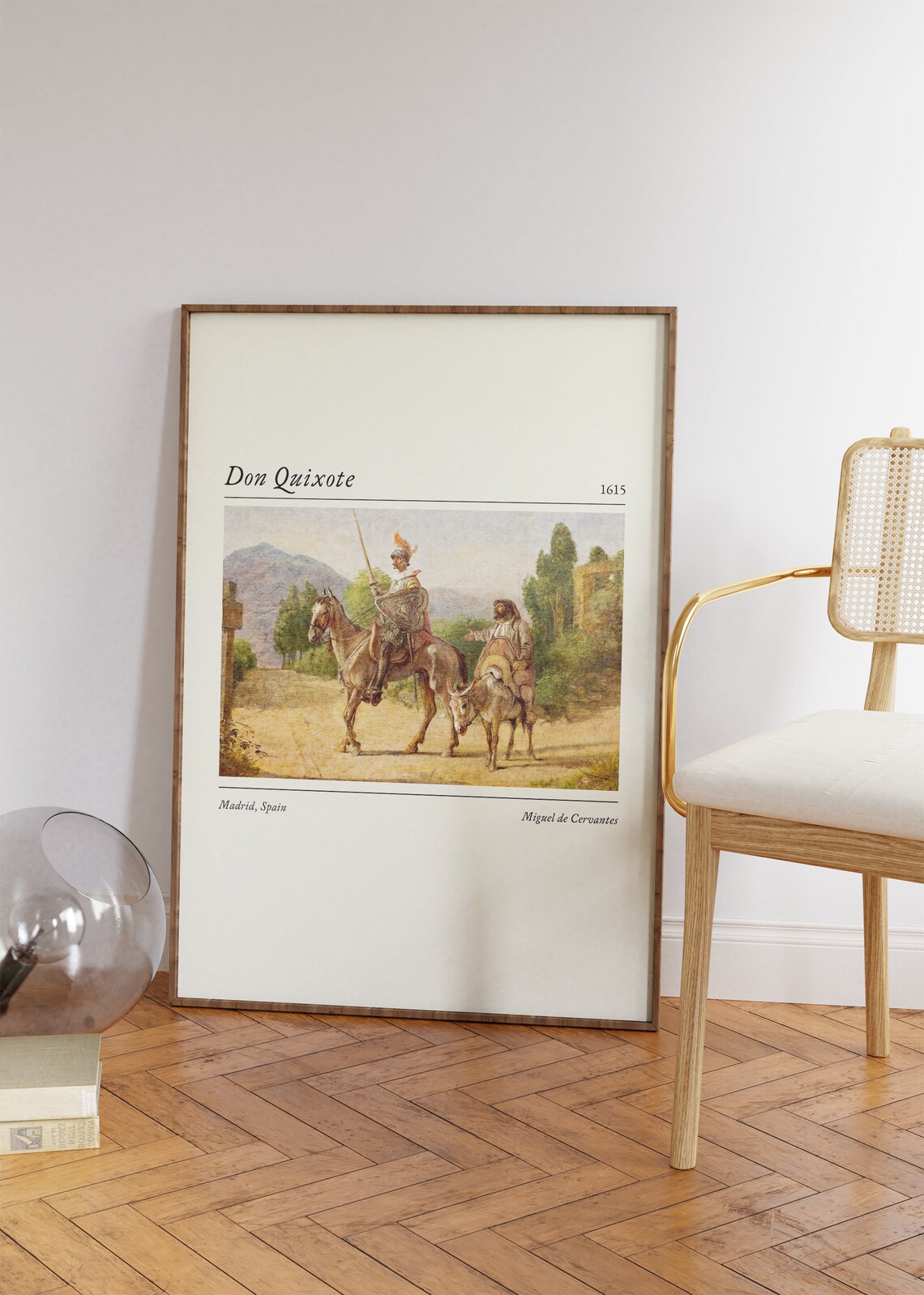 Don Quixote And Sancho Panza 1615 Miguel De Cervantes Classic Book Poster - Image 4