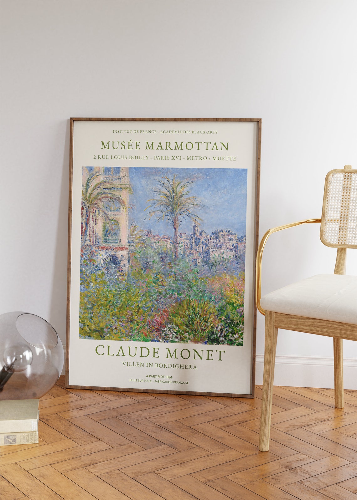 Claude Monet Villen in Bordighera Marmottan Museum Exhibition Poster - Image 4
