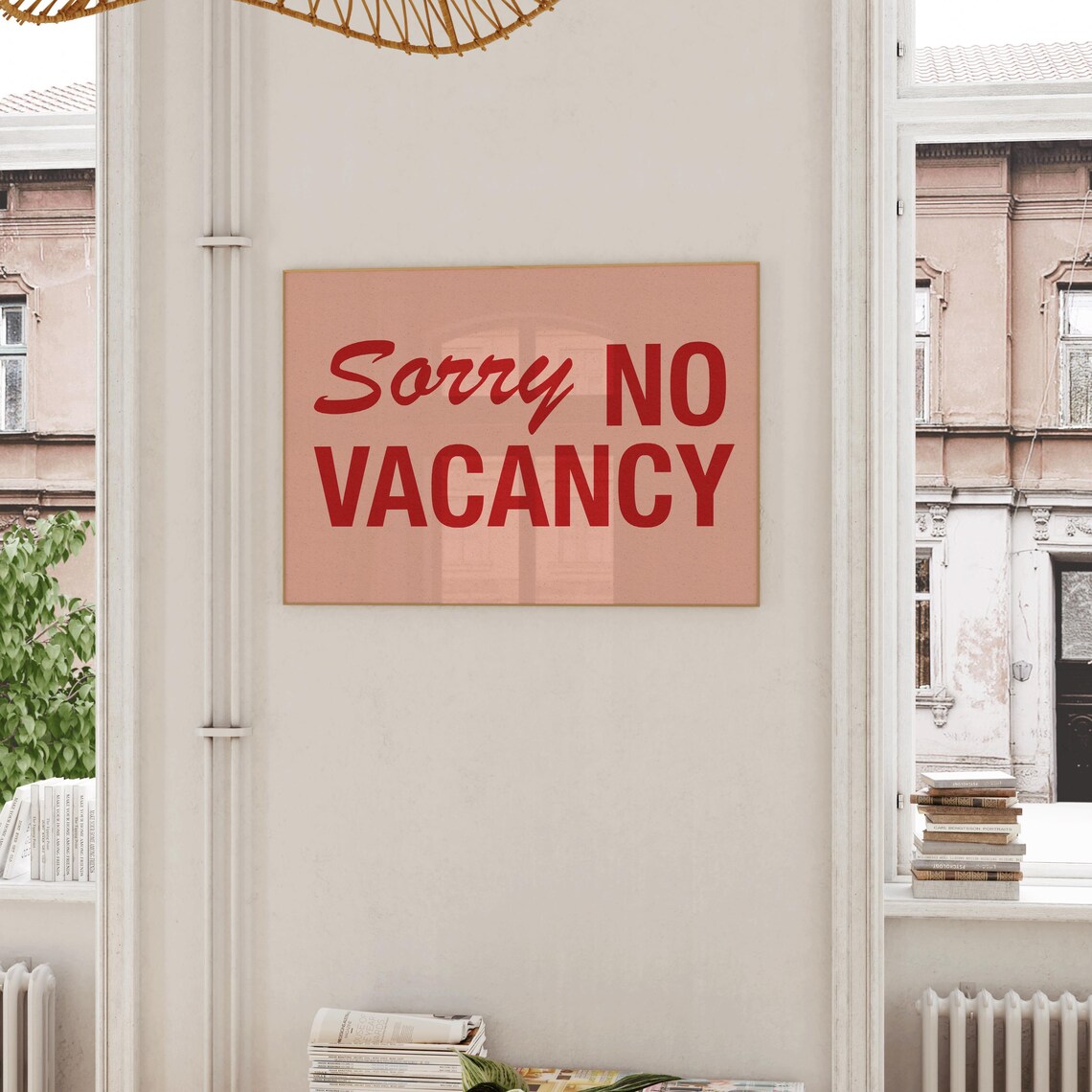 Retro Motel, No Vacancy Sign Poster Print - Image 5