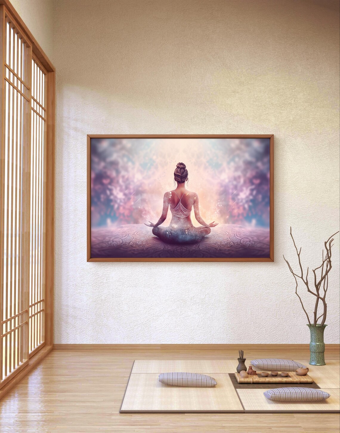 Meditation Art Print, Spiritual Yoga Wall Decor - Image 4