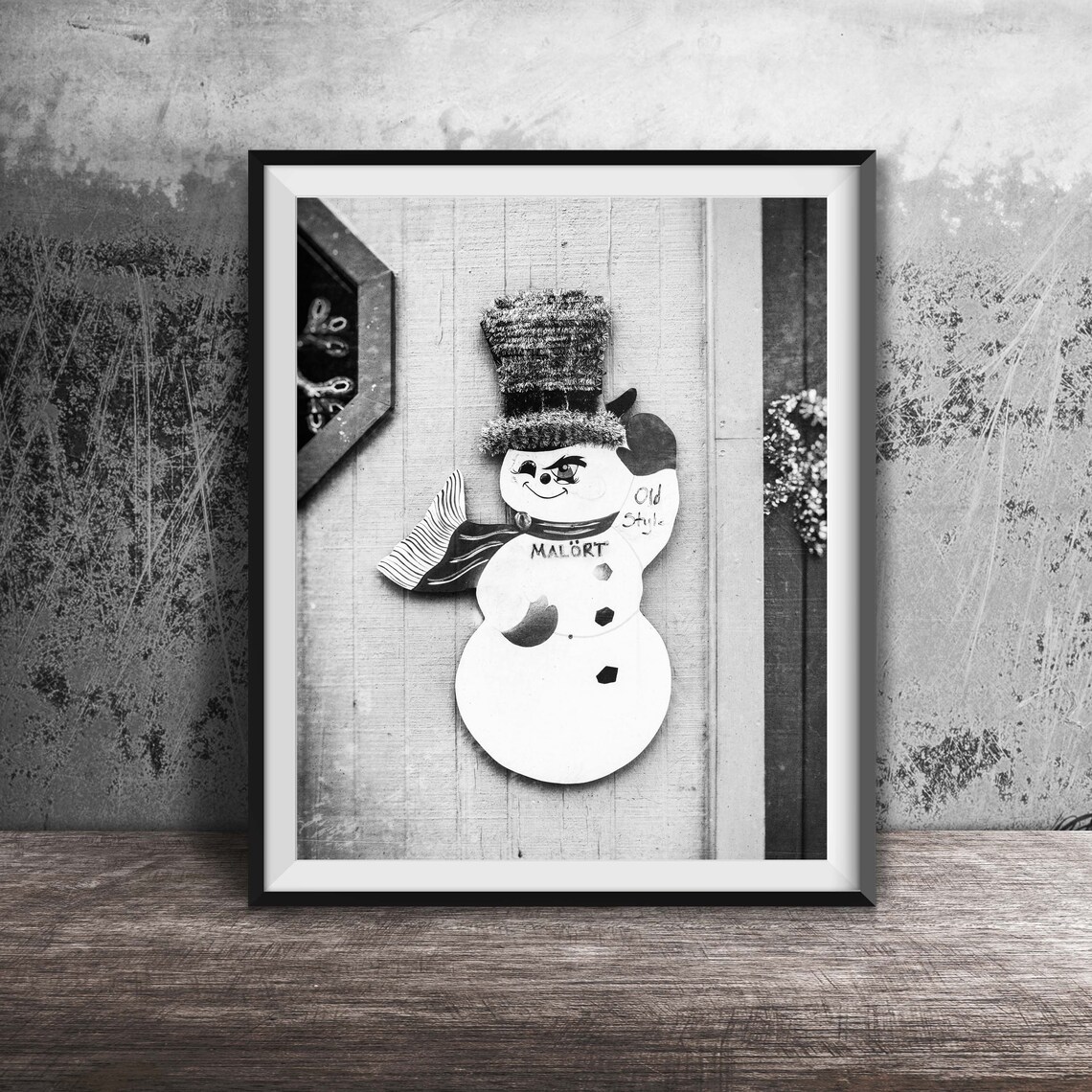 Malort Snowman, Lincoln Park Chicago Art Print - Image 2