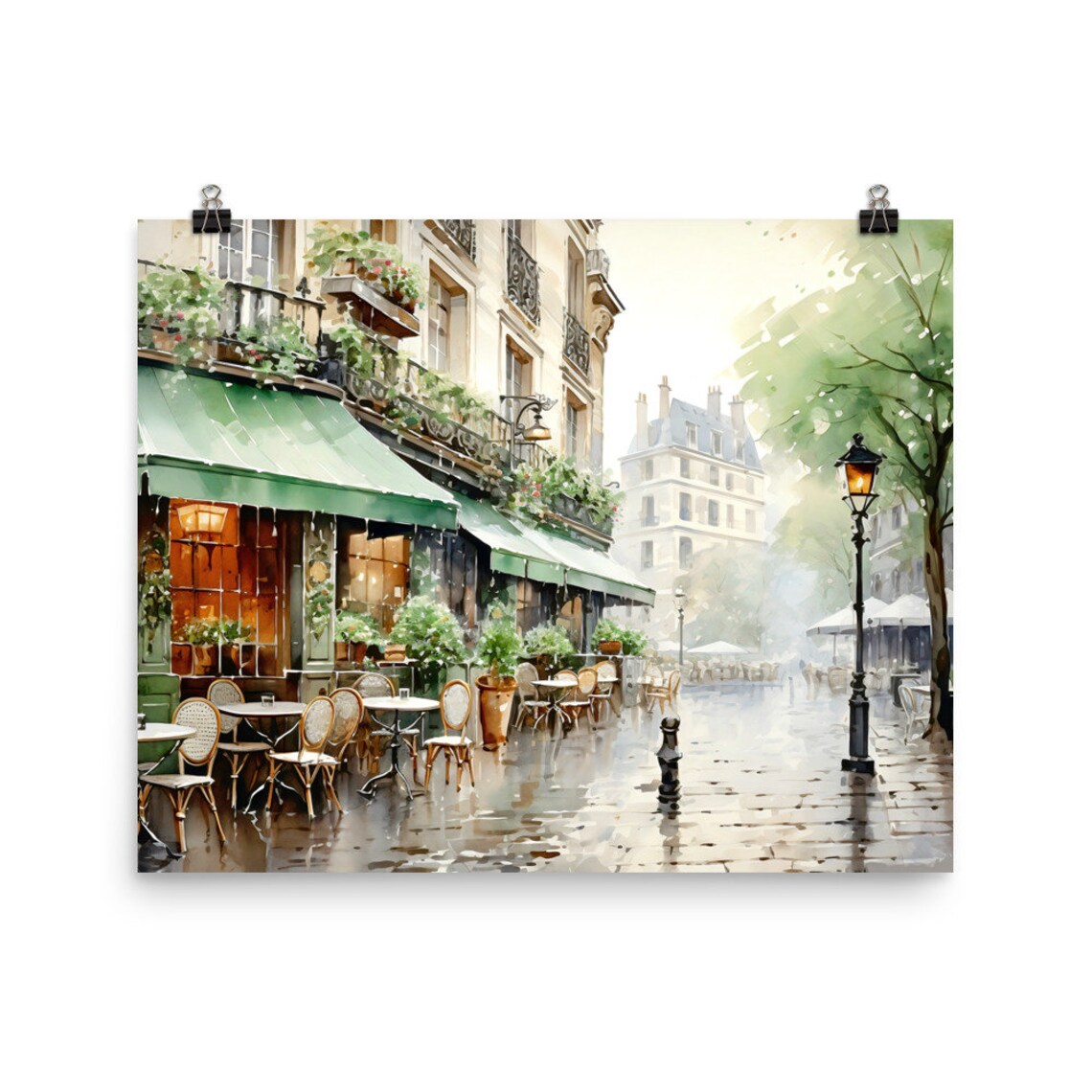 Paris Travel Poster, Parisian City Wall Art - Image 5