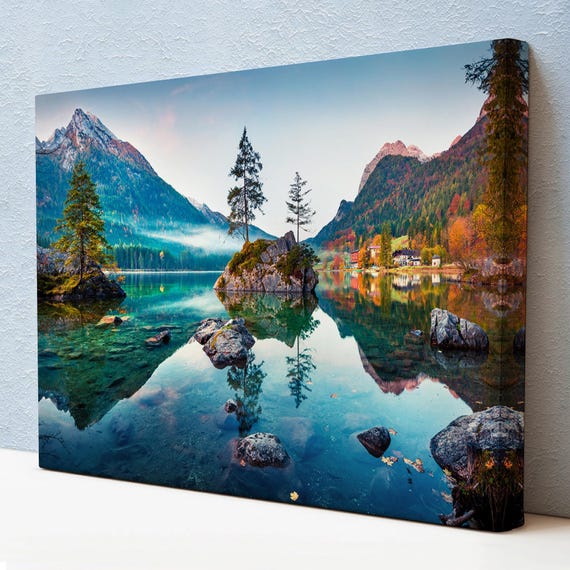 Hintersee Lake Germany Decorative Wall Art Nature Art Nature Wall Decor Nature Decor Nature Print