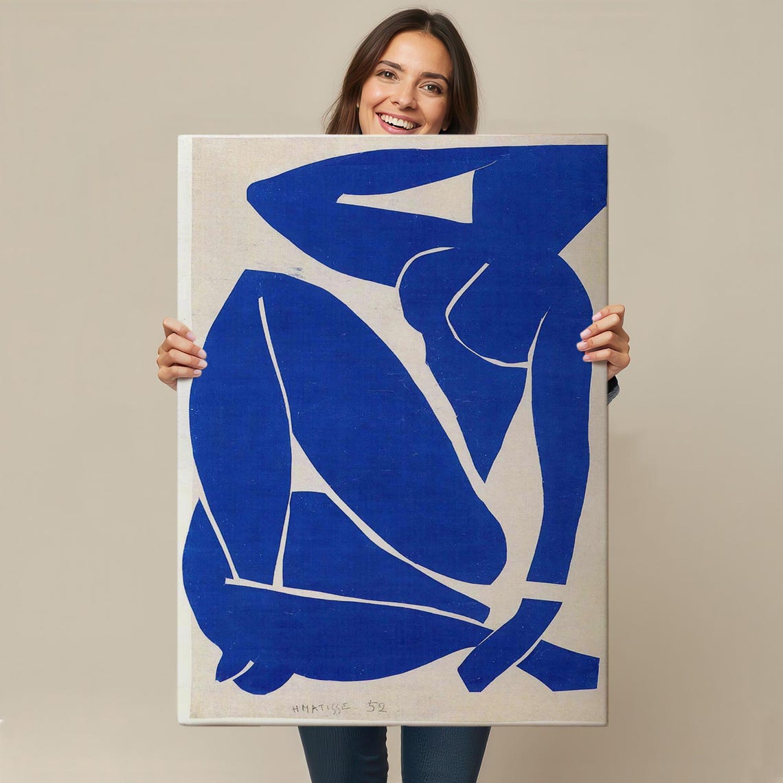 Henri Matisse Blue Nude Housewarming Gifts Boho Modern Wall Decor Large Wall Art Bohemian Print Boho Wall Art - Image 4