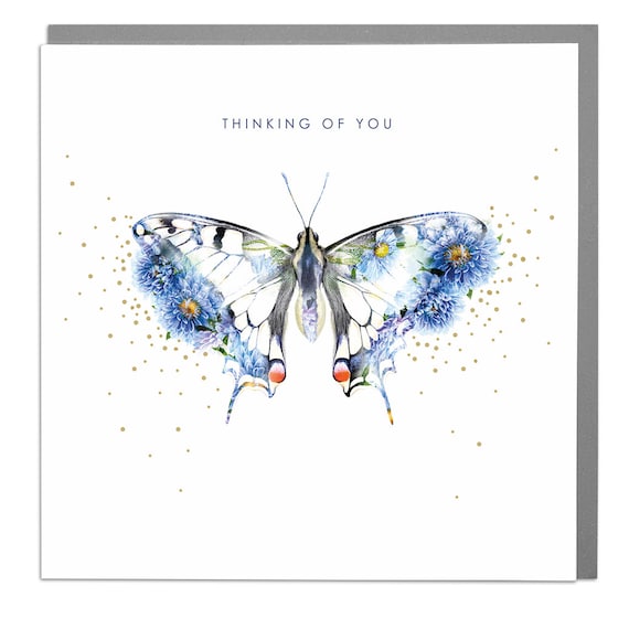 Thinking Of You Butterfly Greeting Card