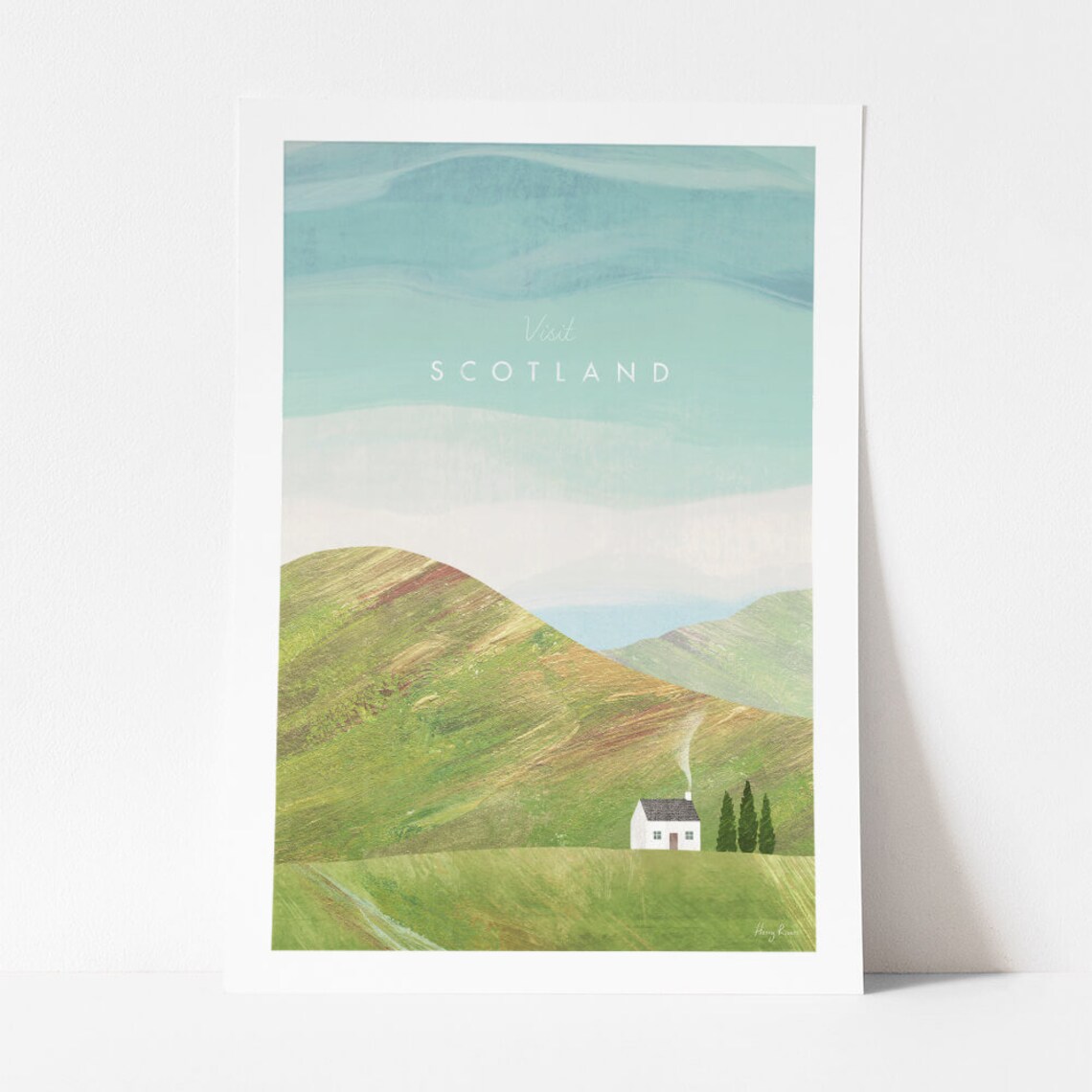 Scotland Travel Poster, Henry Rivers Landscape Print - Image 4