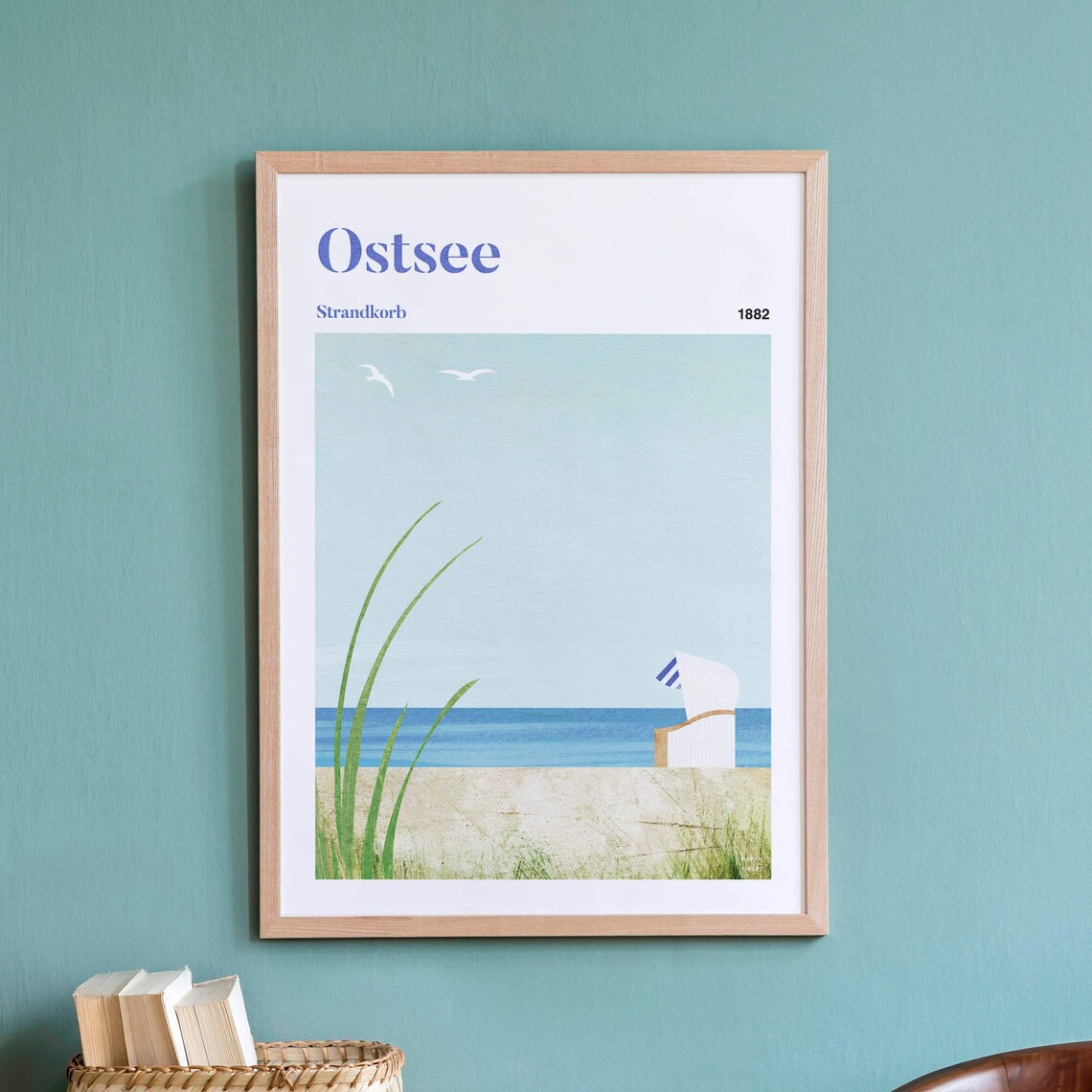 Ostsee by Henry Rivers, Baltic Sea Travel Poster