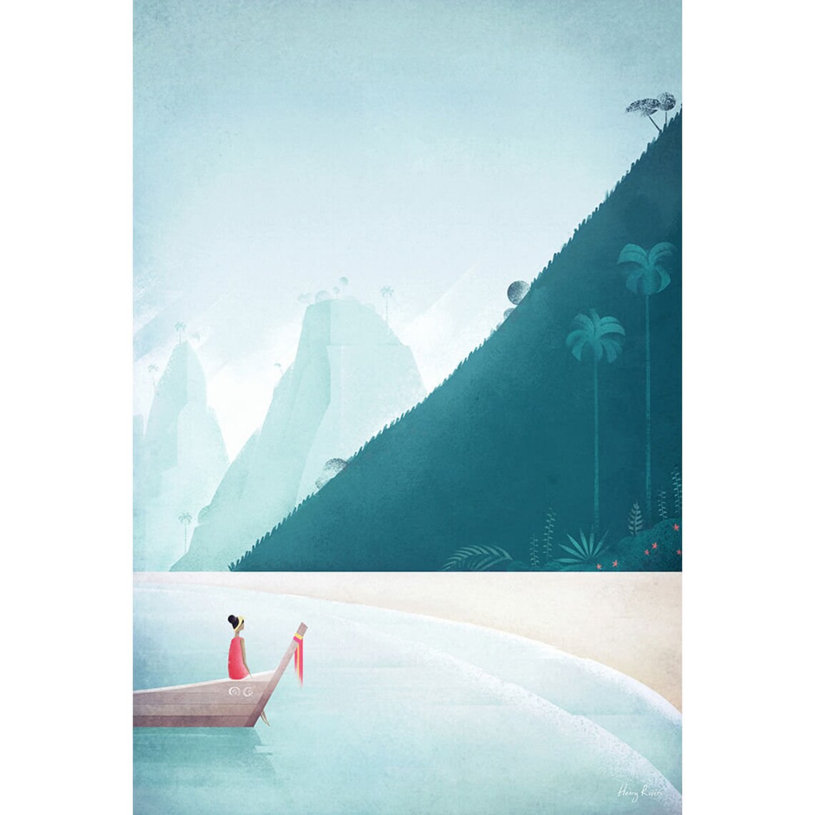 Thailand Print By Henry Rivers, Travel Poster - Image 3
