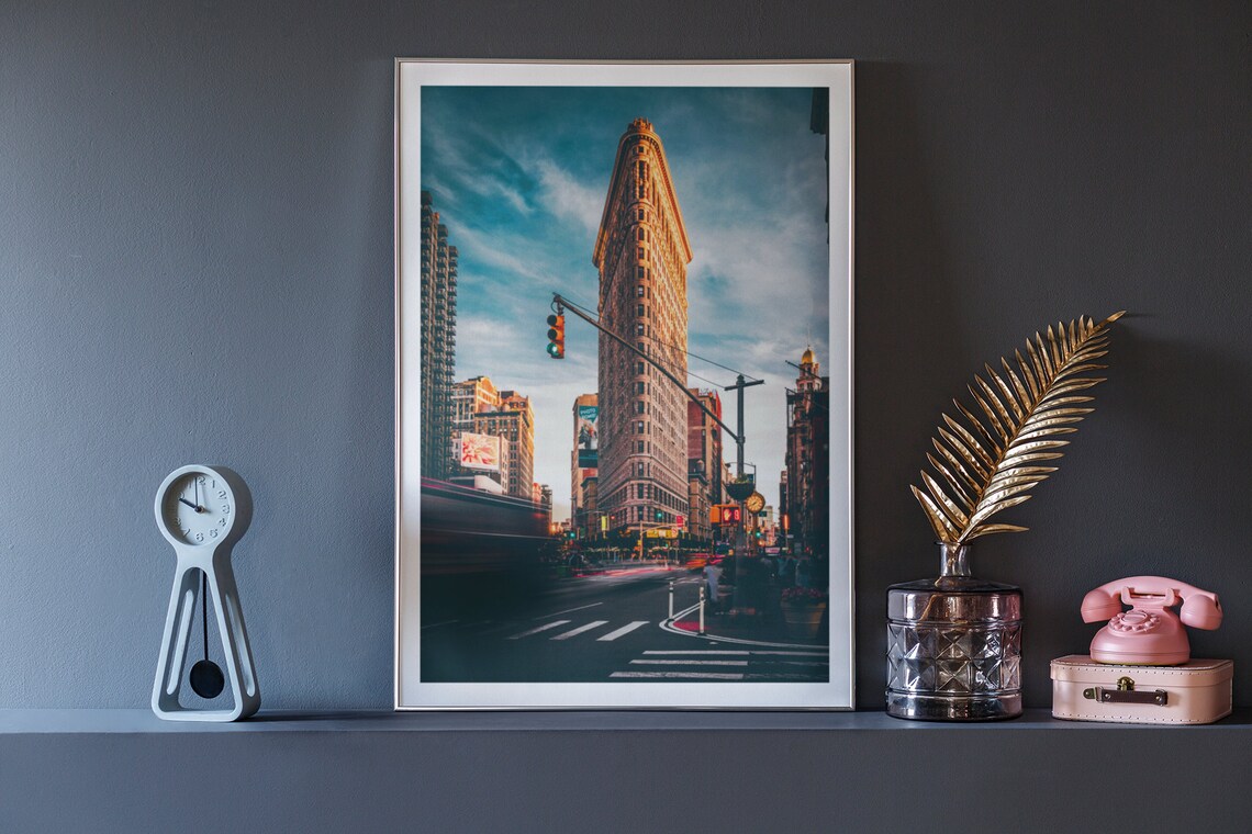 Flatiron Building New York City Travel Poster