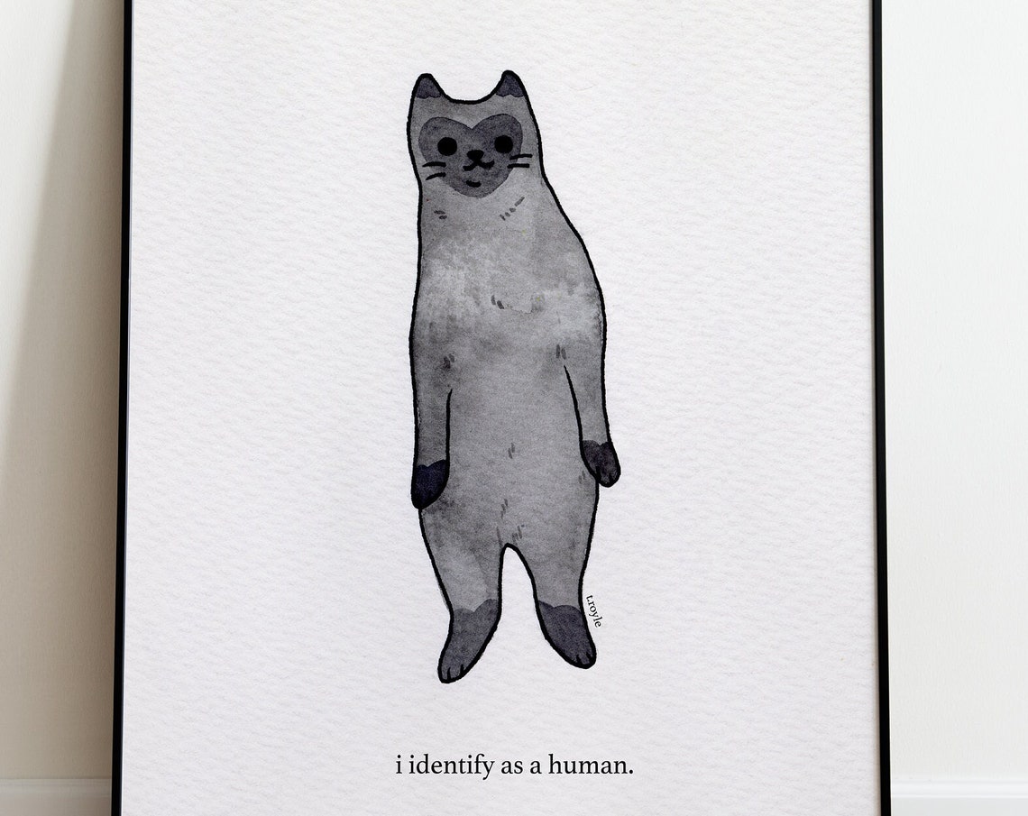 Identify Human - Contemporary Travel Poster
