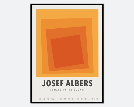Josef Albers Squares, Mid-Century Art Print