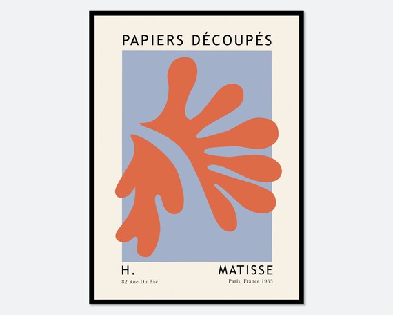 Matisse Cut-Outs Vintage Botanical Poster Print
