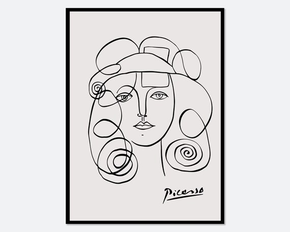 Picasso Portrait Of Francoise Gilot Art Print