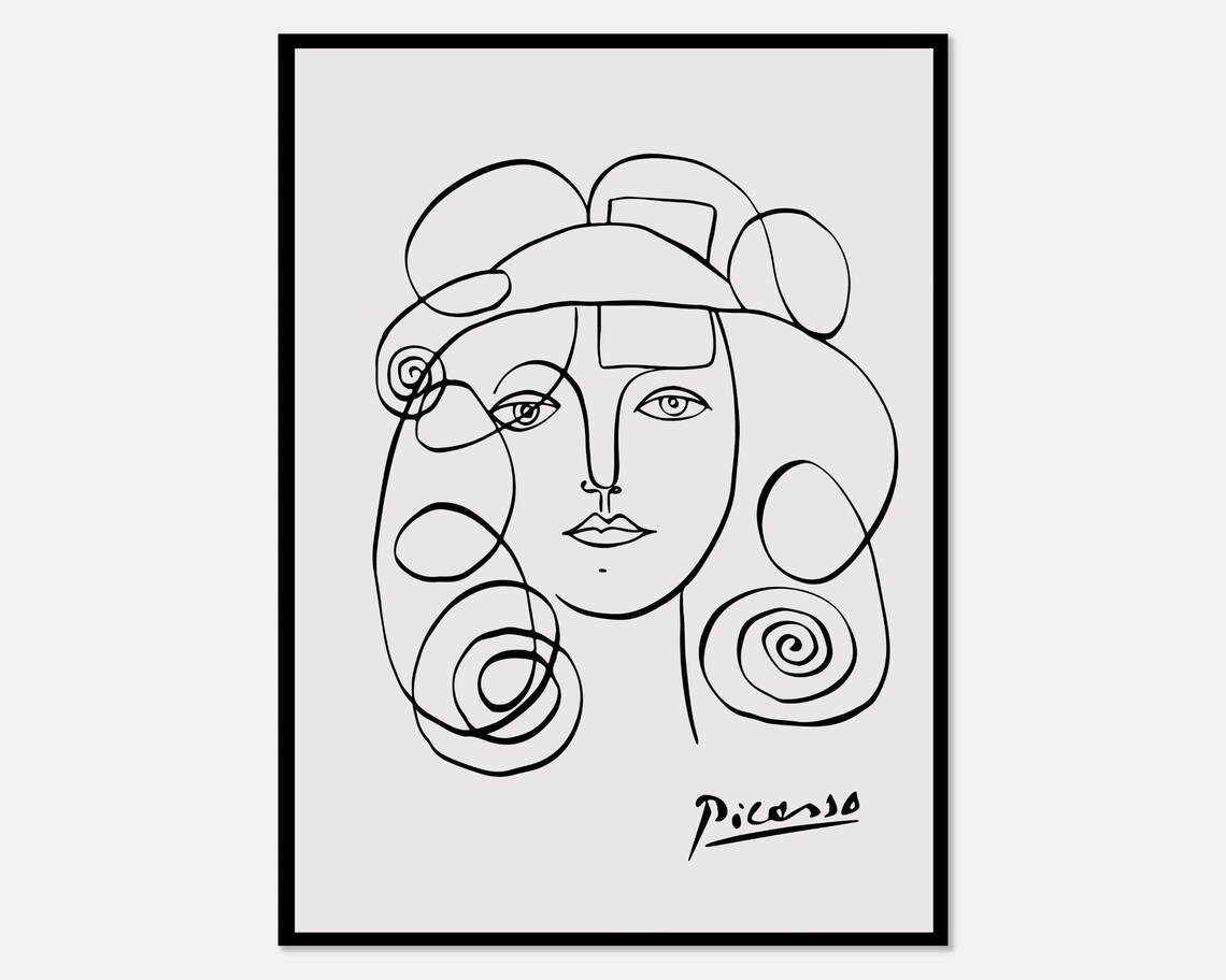 Picasso Portrait Of Francoise Gilot Art Print