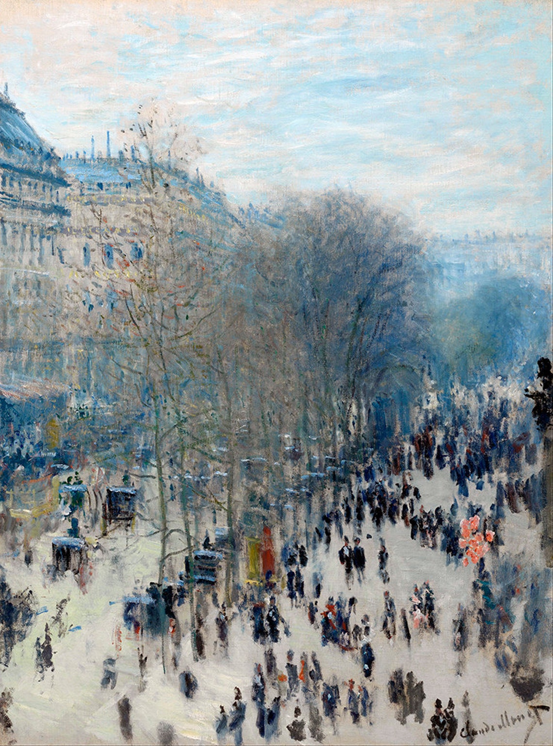 Claude Monet Boulevard des Capucines 1874 Paris Street Scene Poster - Image 2