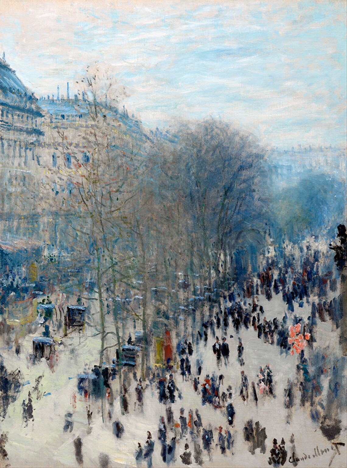 Claude Monet Boulevard Des Capucines Fine Art Glice 1874 Sku 0084 - Image 2