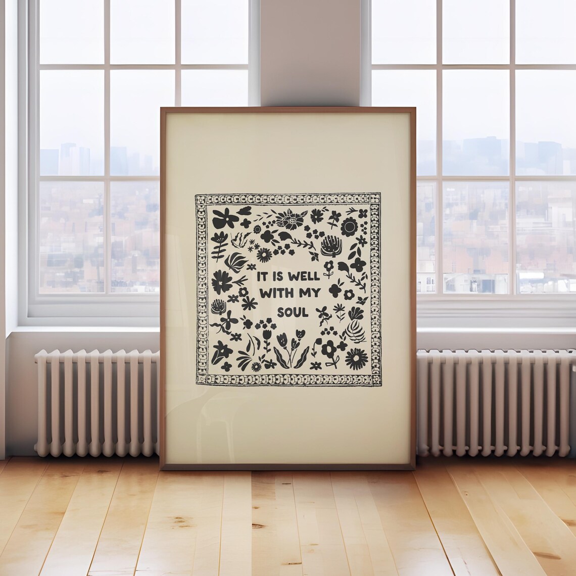 It Is Well With My Soul Vertical Poster, Vintage Style - Image 3