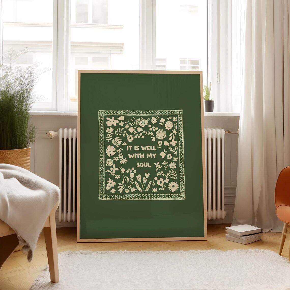 It Is Well With My Soul Vintage Art Print - Image 4