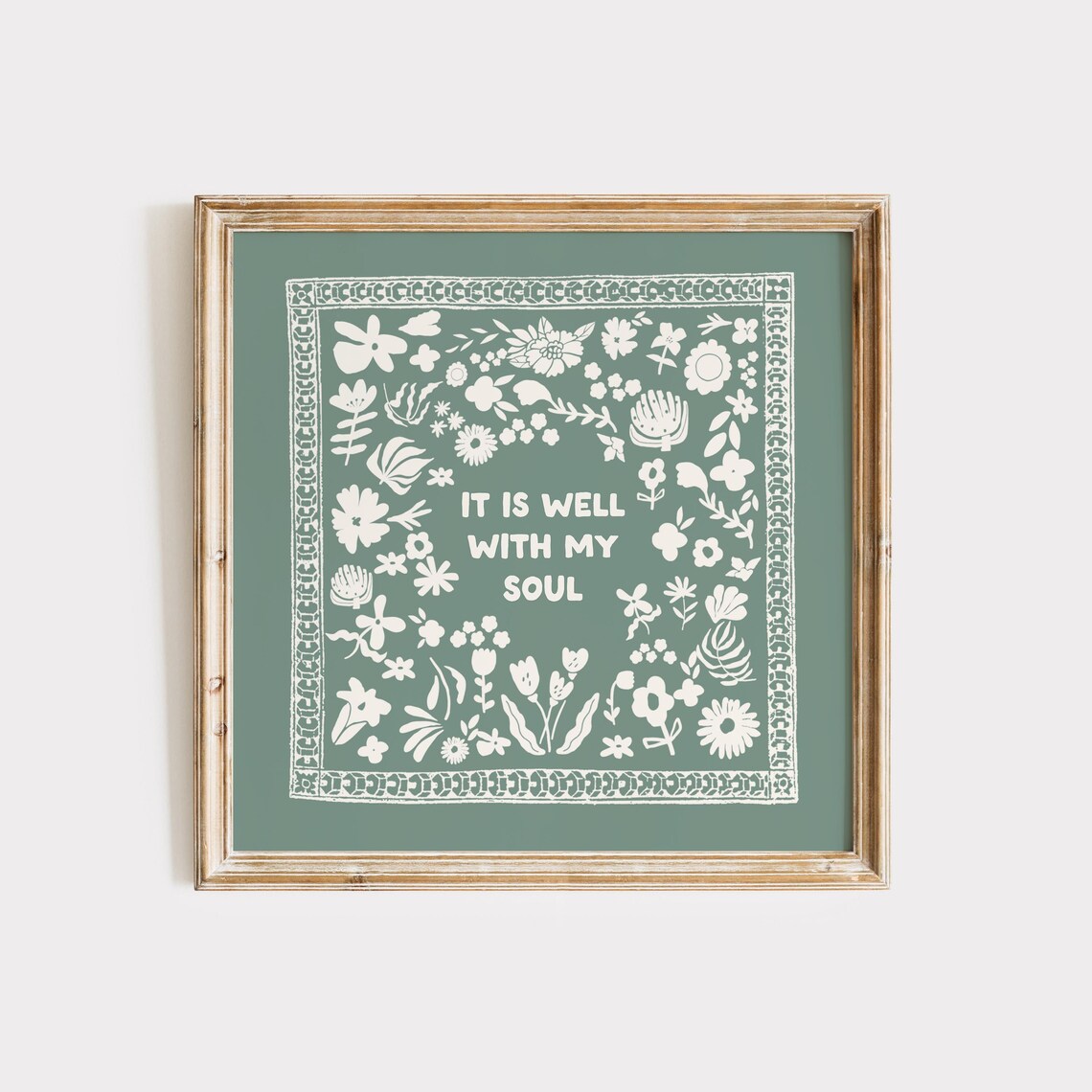 It Is Well Christian Illustration Art Print