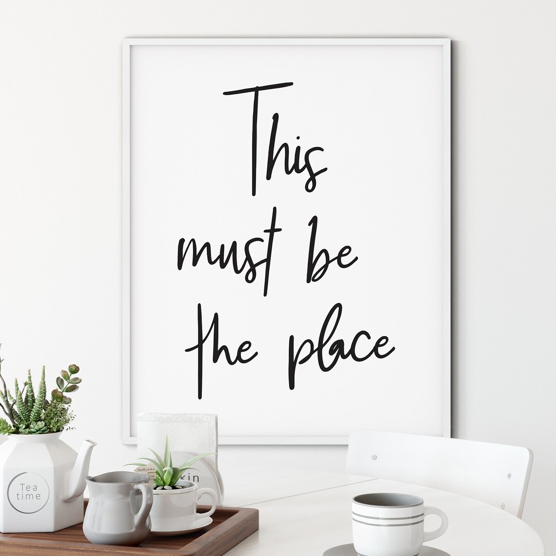 This Must Be The Place Typography Art Print - Image 3