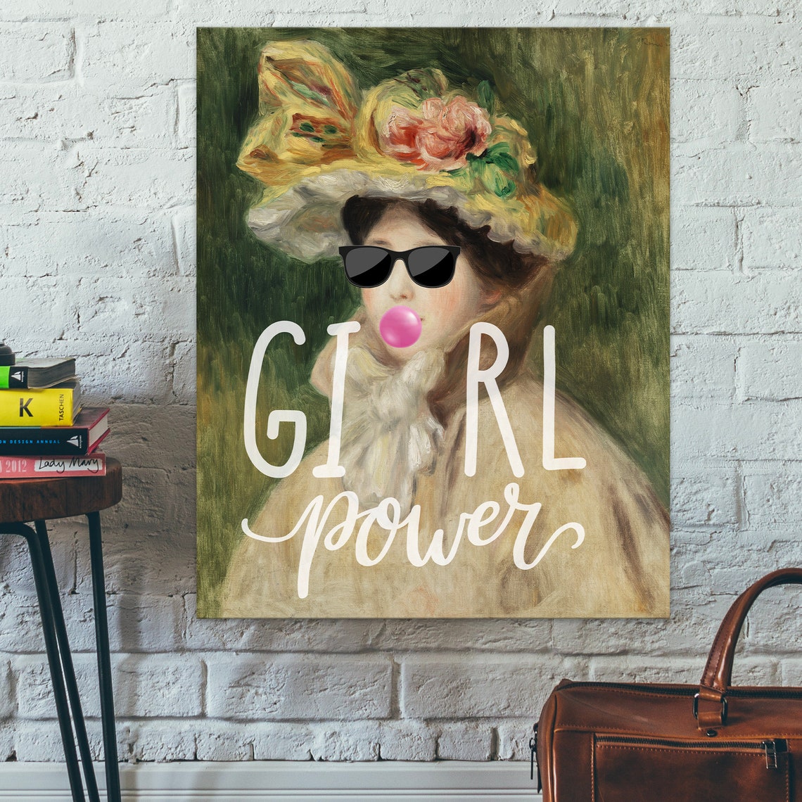 Girl Power Renoir Style Altered Classic Art Sunglasses Poster - Image 2