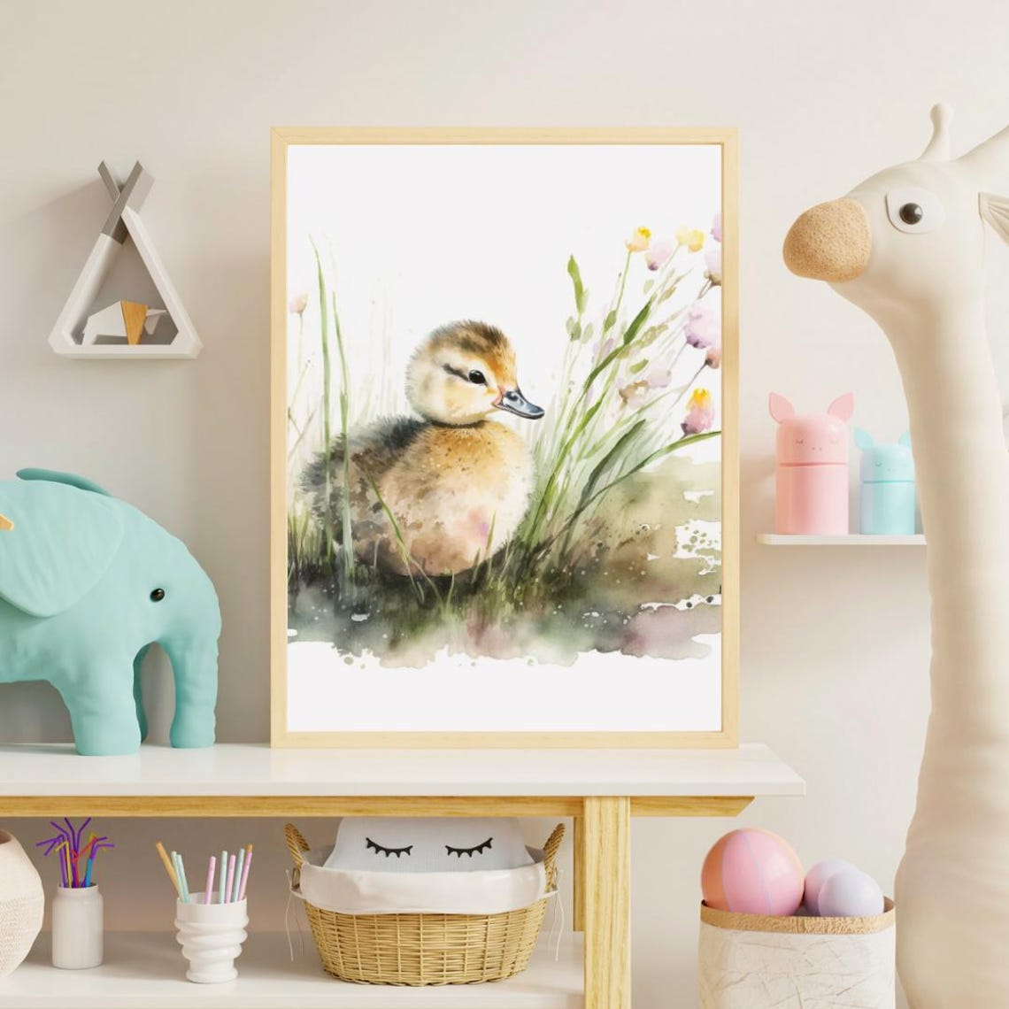 Duckling Minimalist Art Print - Image 2