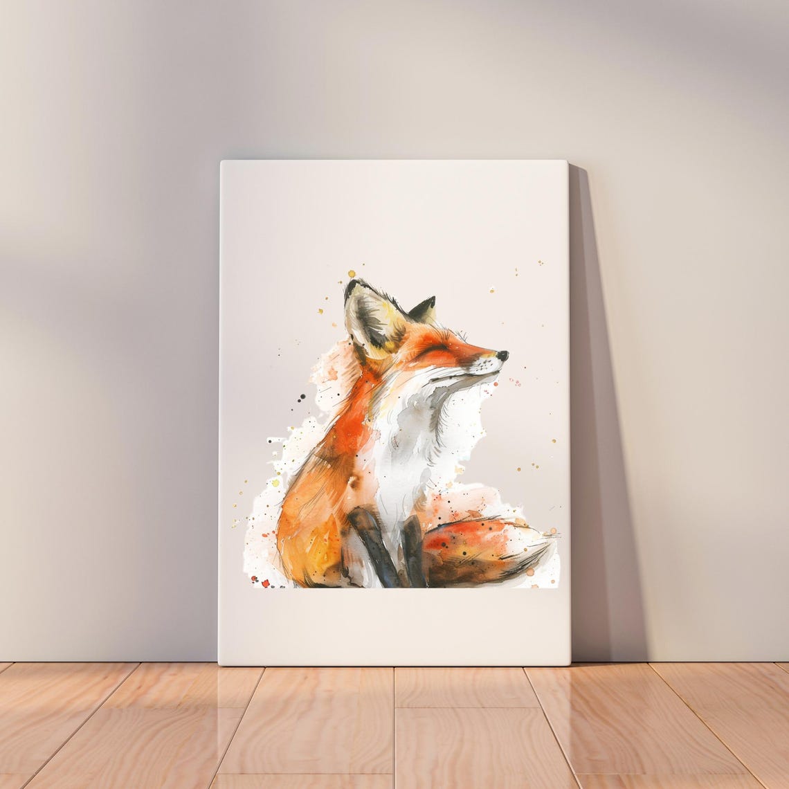 Fox Watercolor Art Print