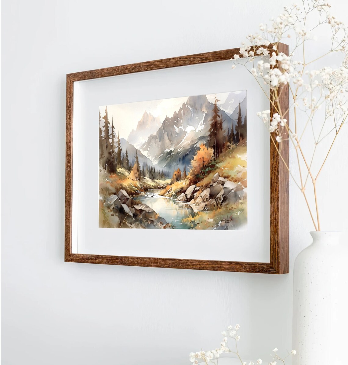 North Cascades Travel Poster, National Park Art Print - Image 4