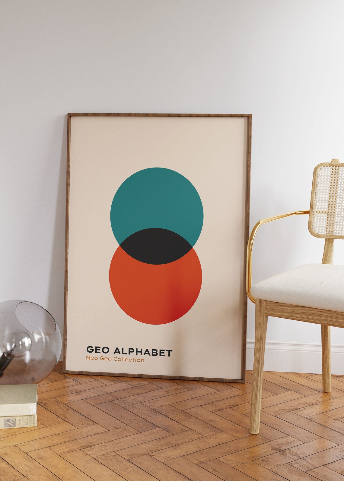 Bauhaus Abstract Print, Mid-Century Modern Decor - Image 3
