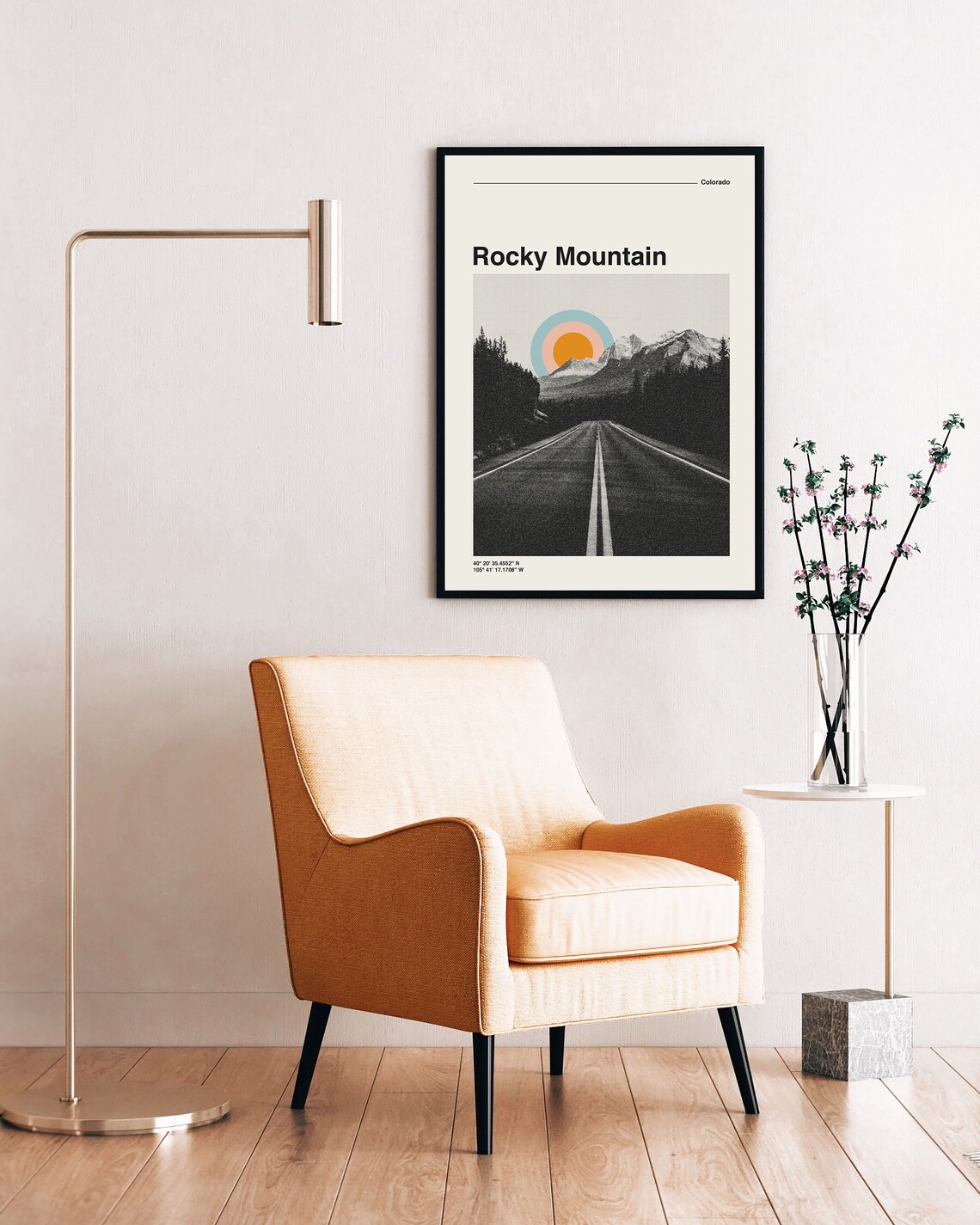 Rocky Mountain National Park Retro Travel Poster - Image 2