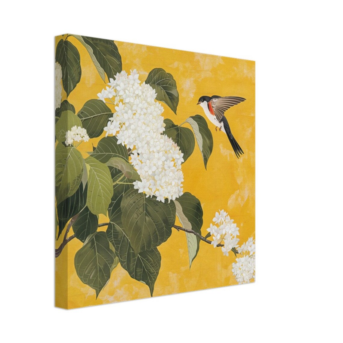 Hokusai Style Japanese Floral Nature Art Print - Image 2