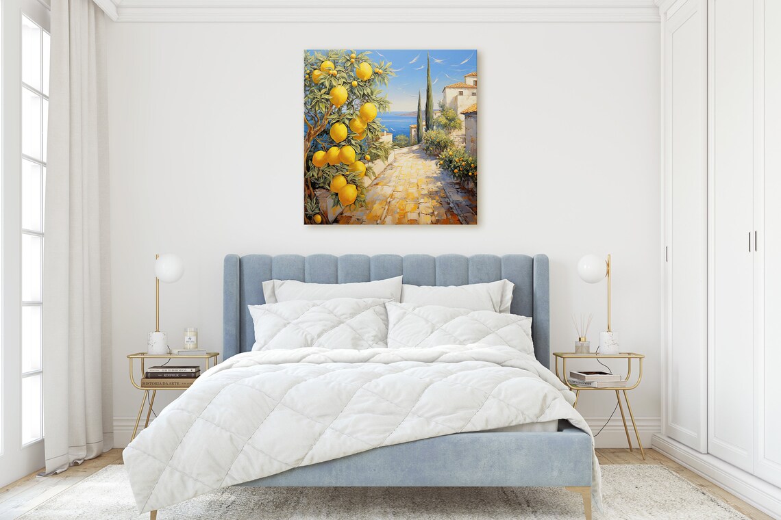 Amalfi Lemon - Modern Travel Poster - Image 2
