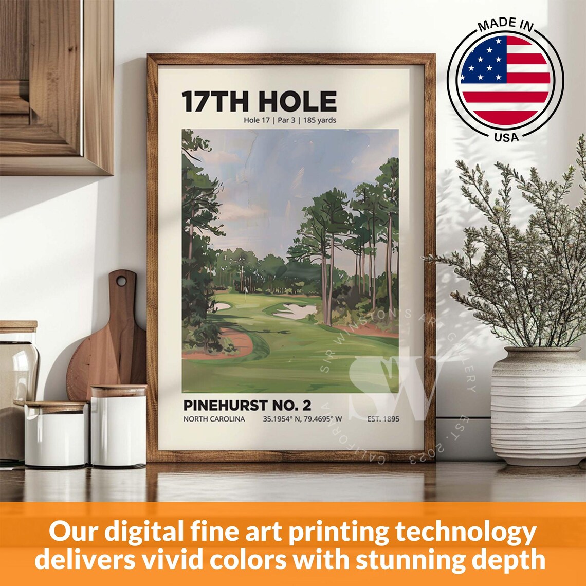 17th Hole Pinehurst Golf Club, Golfer Gifts